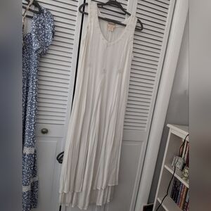 Vintage April Cornell ivory dress M